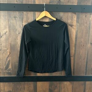 Segments 100% Merino Wool  🐑 Black Long Sleeve Top Women’s Size XS